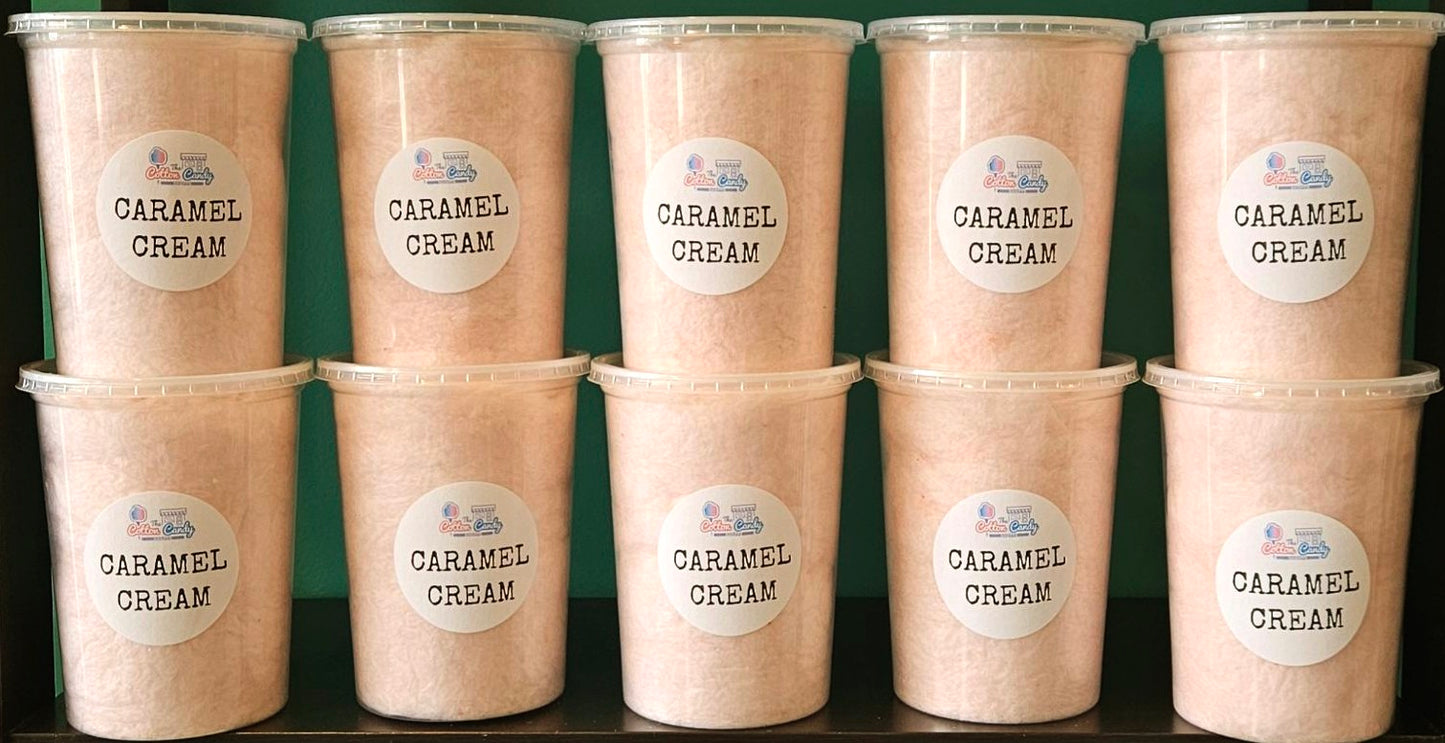 Caramel Cream Cotton Candy