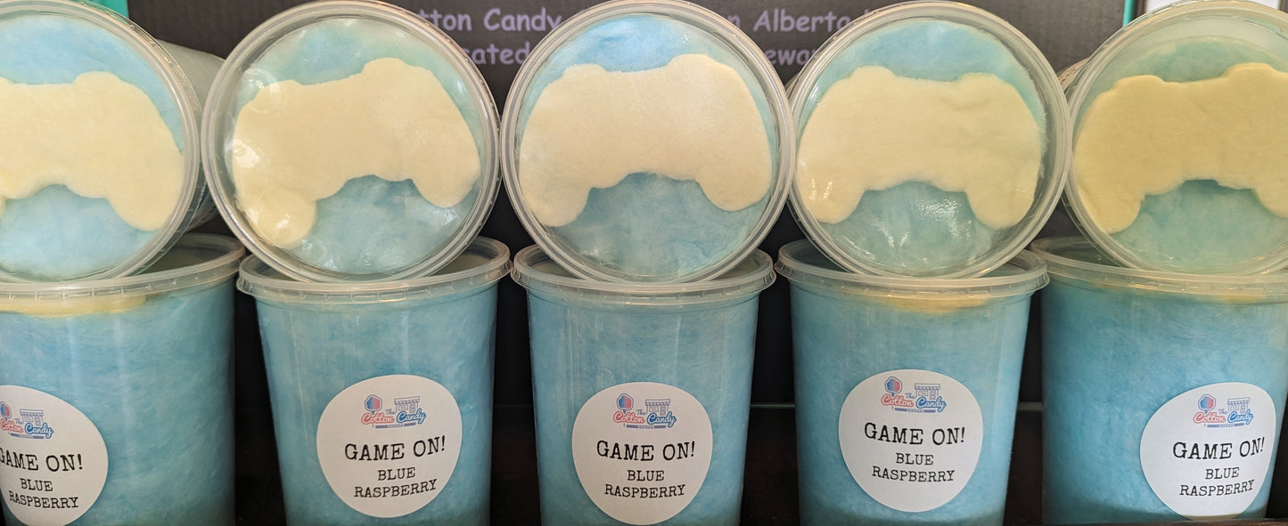 Cut Out - Game On - Blue Raspberry Cotton Candy with Banana Game Controller Cut Out