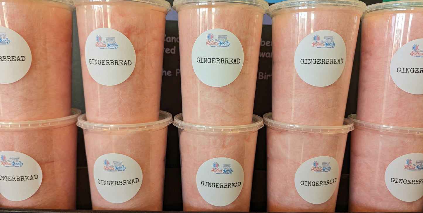 **Gingerbread Cotton Candy - 32 oz Tub