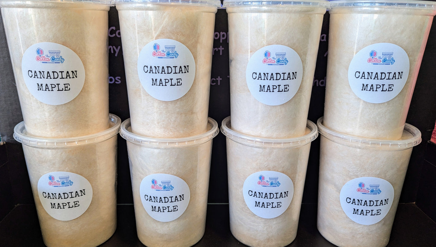 Canadian Maple Cotton Candy