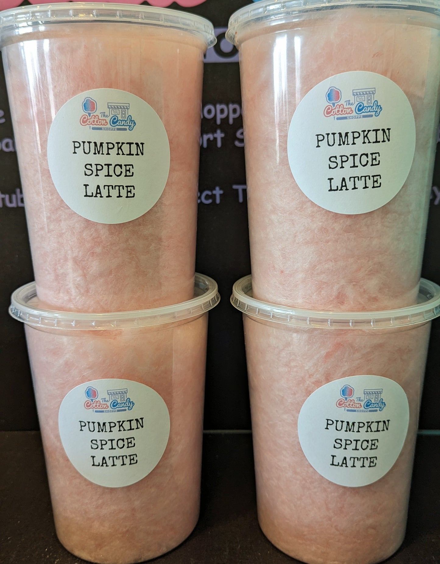 Pumpkin Spice Latte Cotton Candy