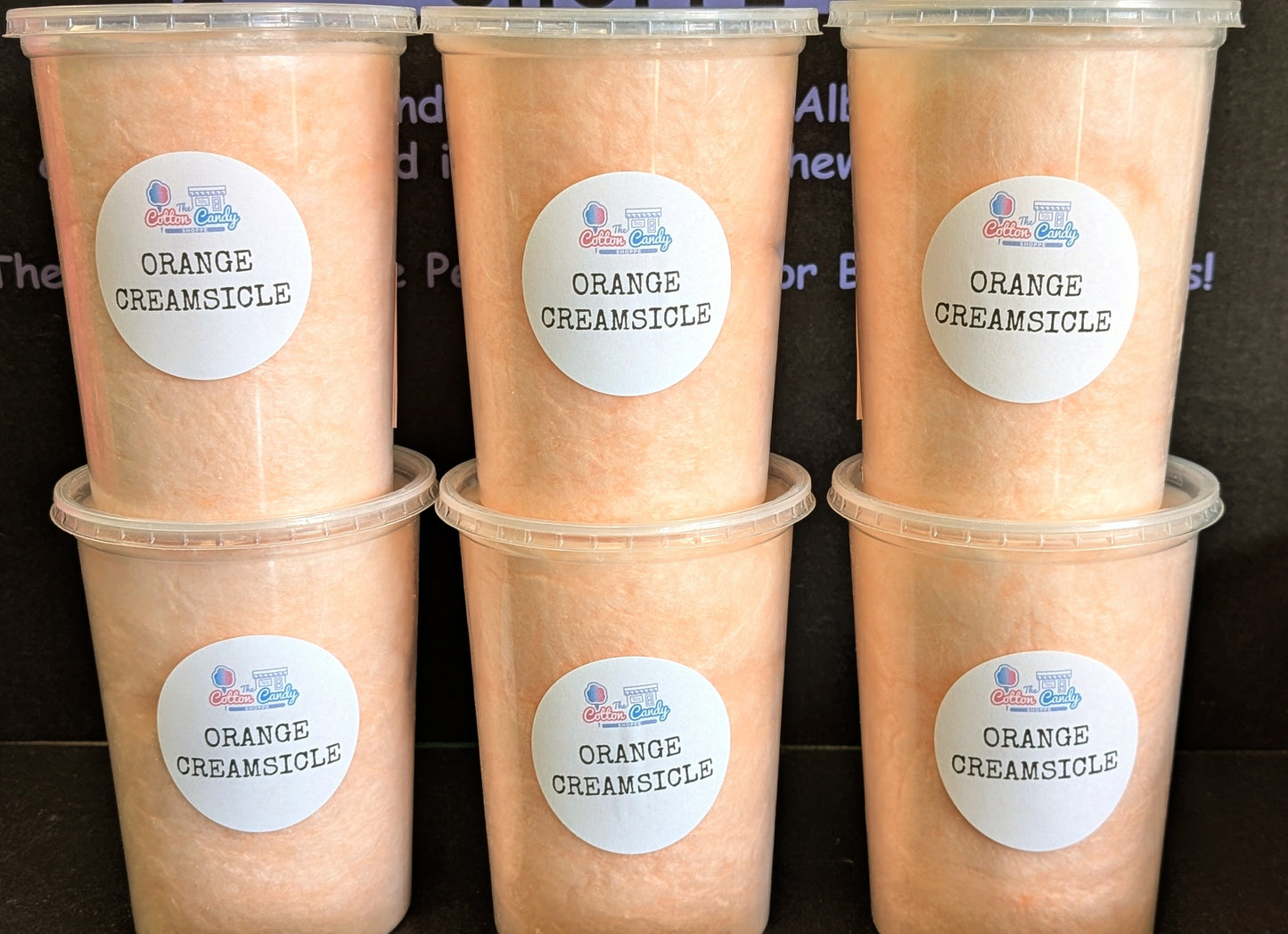 Orange Creamsicle Cotton Candy