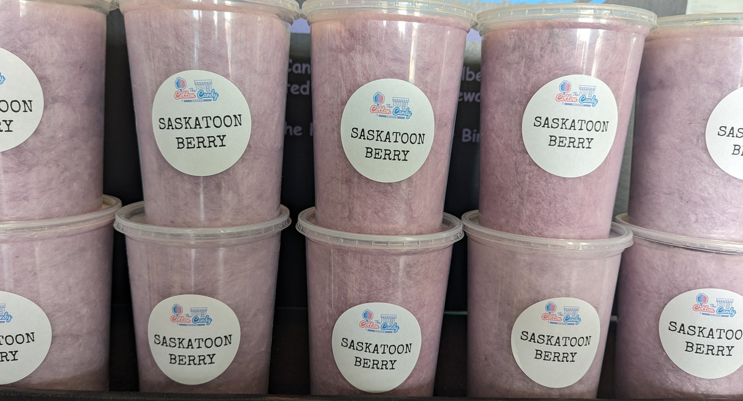Saskatoon Berry Cotton Candy