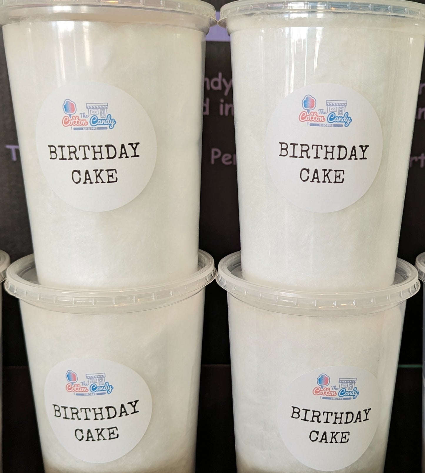 Birthday Cake Cotton Candy