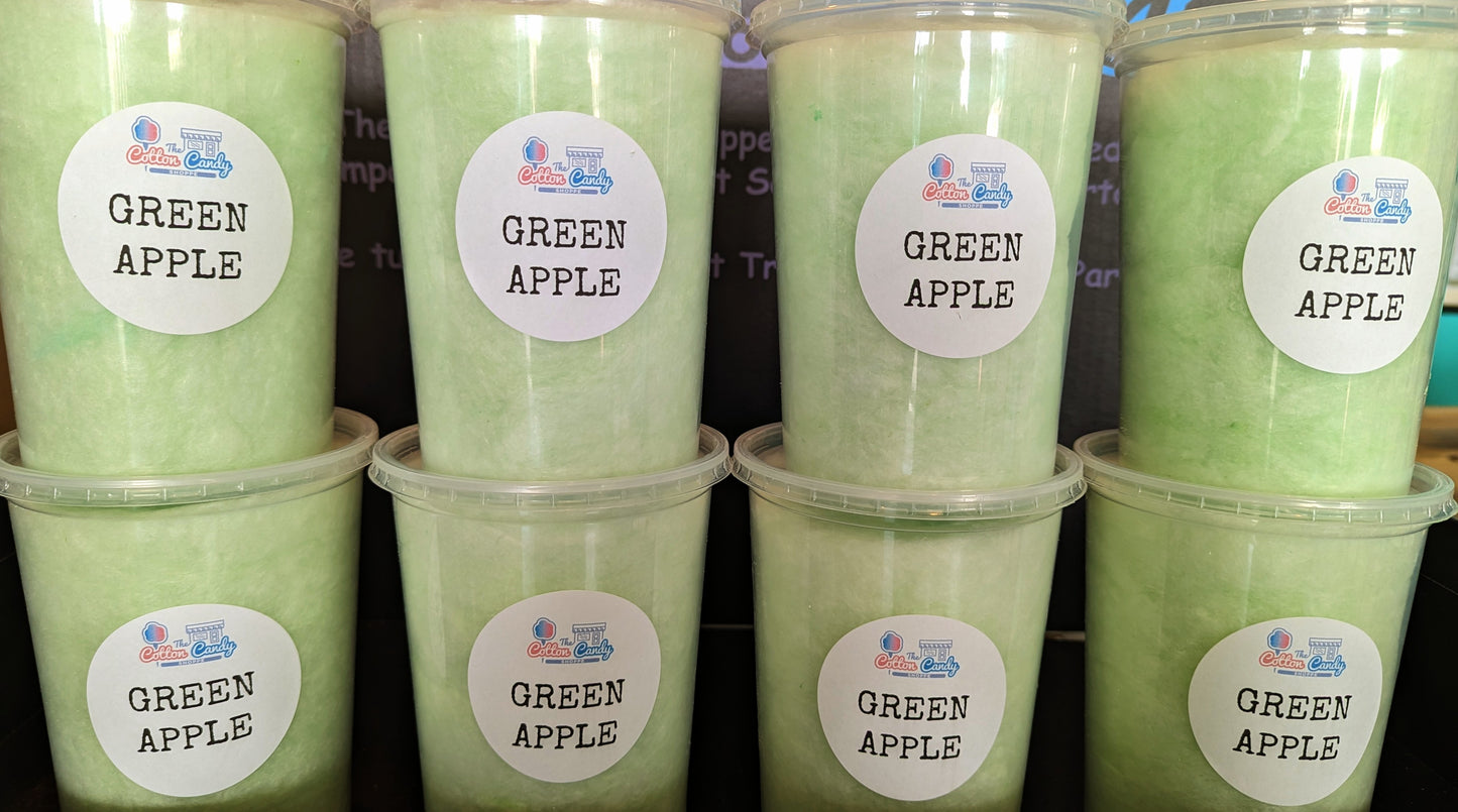 Green Apple Cotton Candy