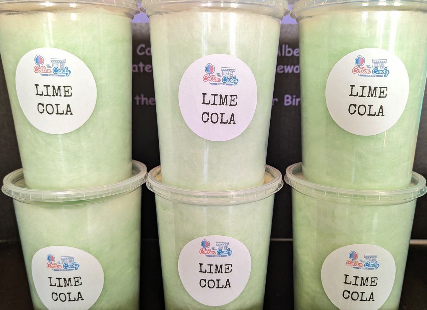 Lime Cola Cotton Candy