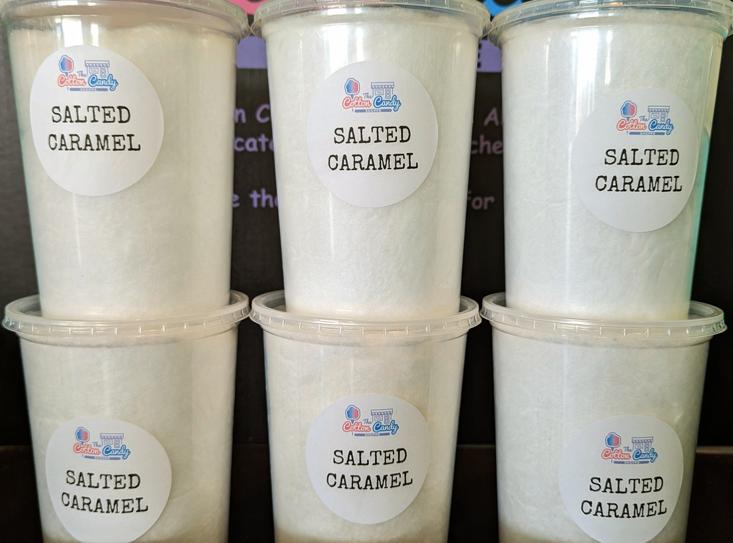 Salted Caramel Cotton Candy