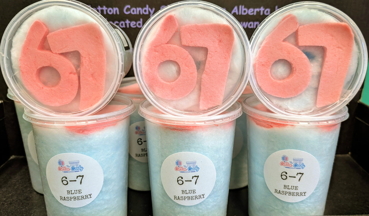 * 6-7 - Blue Raspberry